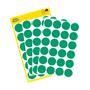 Label, 18 mm, circular, AVERY ZWECKFORM, green, 96 label/pack